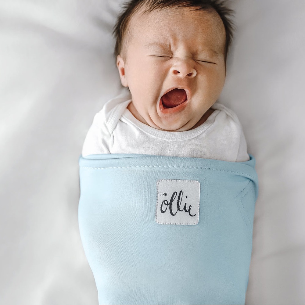 Ollie World Smarter Swaddle in Blue